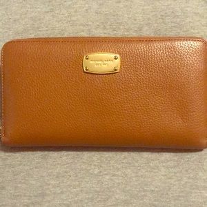 Michael Kors Leather Travel Wallet